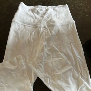white yoga leggings!